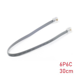 Opencircuit RJ12 6P6C Telephone Cable - 30cm