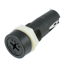 20mm Screw-Cap Round Fuse Holder 10A