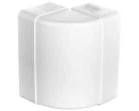 Kolano pionowe 90 stopni 120x60mm białe 460