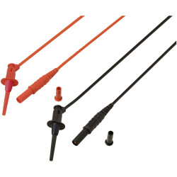 VOLTCRAFT VC-17182160 MSL-528 Test lead 4 mm safety plug 1.2 m Red Black