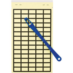 HellermannTyton 598-92127 HELASIGN Material 270 (Yellow) Booklet 8 x 20mm