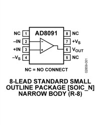 Low Cost, High Speed Rail-to-Rail Amplifier (Single)