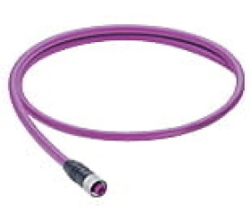 Kabel konfekcjonowany jednostronnie Profibus zakończony złącze żeńskie M12 5 polowy kodowanie-B 0975 254 103/1 M