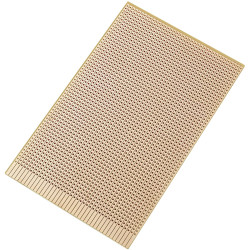 TruComponents 654975 Eurocard PCB Phenolic 160 mm x 100 mm 35 &#xB5;m,Pitch:2.54 mm