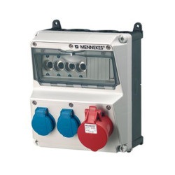 16A MENNEKES Niebieski, czerwony Montaż ścienny IP44