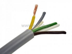 Przewód sterowniczy LiYY 5x0,5mm2 szary