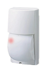 Czujka ruchu kurtynowa zewnętrzna, PIR, podwójny filtr przeciwzakłóceniowy, zasięg 2x4m, biała, OPTEX