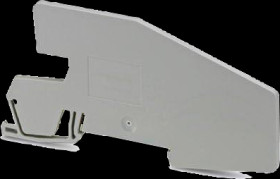 Division separator plate, (W) 2 mm, gray, for terminal size 2.5 mm², 8WH9070-6JA00