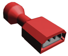 Konektor płaski Żeński 6.35 x 0.81mm długość 0.935cal Izolacja: Izolowane Cyna