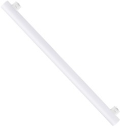 LED lamp, S14S, 8 W, 800 lm, 240 V (DC), 240 V (AC), 2700 K, dull, warm white, F, S14S9W