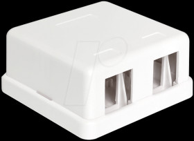 86207 Delock keystone 2-port empty enclosure