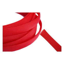 Peszel plecionka 8mm oplot 8.0 na przewód 7-13mm czerwony