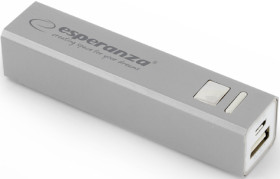 Power Bank 2400mAh srebrny