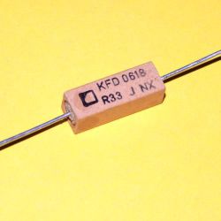 Rezystor 0,33R 4W symbol producenta KFD0618 R33 J NX producent KRAH