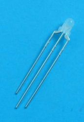 LED 3mm RED-GREEN 3-PIN MATOWA 40mcd