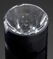 Soczewka LED 21.6 x 14.7mm, D 21.6mm, kąt widzenia 8 → 11°, do użytku z Cree XP-E, Cree XP-G, Cree XP-L HI,