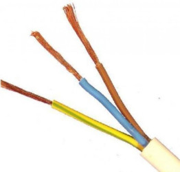 Przewód elektryczny mieszkaniowy OMYżo 3x1,00 300/500V 100m