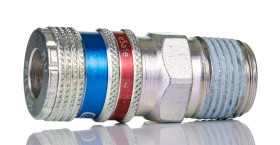 Szybkozłączka pneumatyczna CEJN R 1/2 męskie rodzaj Męski Gwintowany Brass, Stainless Steel 1/2in