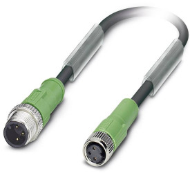 Kabel do czujników/elementów wykonawczych Phoenix Contact SAC-3P-M12MS/0,6-PUR/M 8FS 1668807, złącze żeńskie M8, proste,