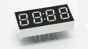 4-Digit seven segment display, common-anode