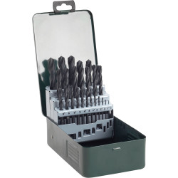 Bosch 2607019446 Twist Drill Set HSS-R DIN 338 Straight Shank 1 - 13mm 25-pcs