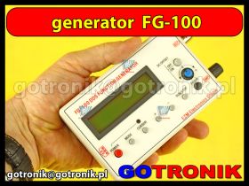 Generator funkcyjny DDS 1Hz - 500kHz (FG100)