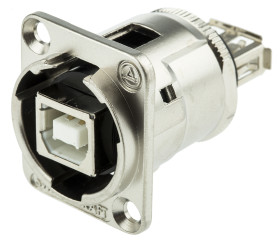 Adapter złącze A USB A złącze B USB B rodzaj A Żeńskie rodzaj B Żeńskie Switchcraft