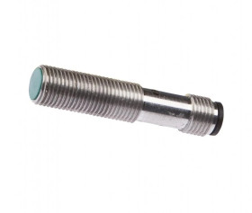 Czujnik indukcyjny M5x0,5 dł: 24mm zabudowany Sn: 1mm 10-30V DC PNP NO złącze M5 IP67 IB050164