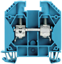 Through terminal block, screw connection, 1.5-16 mm², 2 pole, 76 A, 8 kV, blue, 1020480000
