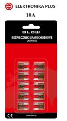 10szt. BEZPIECZNIK SAMOCHODOWY MINI 10A