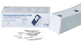 Arkusz papieru etykietowego SLP-FCS2, kolor: Biały Etui na identyfikator, Seiko Instruments