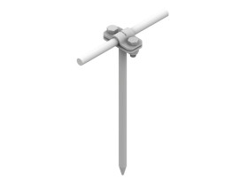 Uchwyt na drut wbijany L=250mm Z-śruba /OG/ AN-36/OG/ C192300 AN-KOM