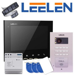 Zestaw wideodomofonowy z monitorem 7cali 305N_V31 / No18pc + zasilacz na szynę DIN (PAMIĘĆ ZDJĘĆ)