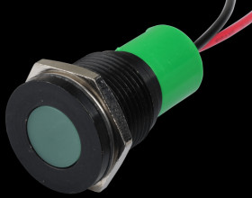 Q16F3BXXG24E Indicator LED, 24 V DC, 16 mm, wired, green/BlC