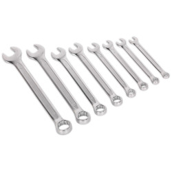Sealey AK63252 Combination Spanner Set 8pc Cold Stamped Metric
