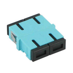 Adapter SC/UPC, MM OM3, DUPLEX (aqua adapter)