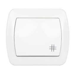 Łącznik krzyżowy biały AW7/11 Akord Kontakt-Simon