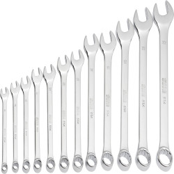 Zestaw kluczy płasko-oczkowych Zestaw kluczy trzpieniowych SAM 8 → 19 mm 12 szt. Stal chromowo-wanadowa