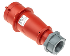 Złącze przemysłowe - zasilające 32A Wtyczka 400 V 7P Męski MENNEKES Czerwony Montaż na kablu IP44