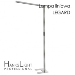 Lampa LED,HanksLight,stojąca, alu,1200*2146mm,up21W/down36W,4000K L4703010 (legard)