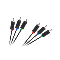 KABEL 3xRCA-3xRCA CHINCH 1,8m CABLETECH STANDARD
