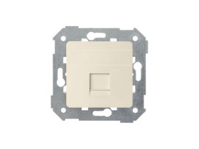 SIMON 82 Pokrywa gniazda RJ45 beż 1 gniazdo z adapterem i żaluzjami 82005-31 KONTAKT SIMON