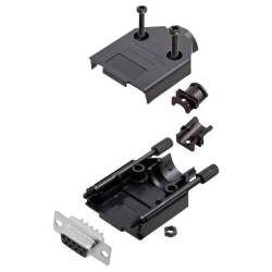 Encitech 6355-0033-11 DTPK 9-pin D-Sub Receptacle set Solder Bucket fit