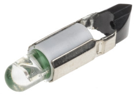 Lampka kontrolna Zielony 24V ac/dc Wysuwana do telefonów LED średnica 5.5mm długość 22mm