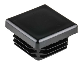 Zaślepka rur kwadratowa Czarny Kwadratowa wtyczka rury