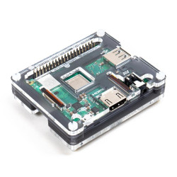 Pimoroni Pibow 3 A+ Coupé (voor de Raspberry Pi 3 A+) - Ninja (black)