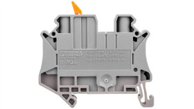 Złączka Przelotowa 2-Przewodowa Z Odłącznikiem Nożowym 6Mm2 Szara Ut 6-Mtl...