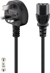 Kabel UK do urządzeń chłodniczych, 1,8 m, czarny - Długość kabla 1.8 m