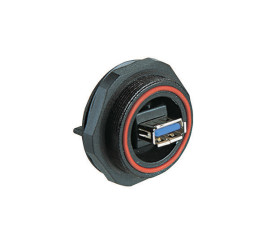 Złącze USB Type A Montaż na panelu Żeński 3 ,1-portowe