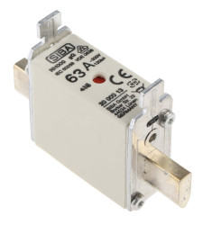 Bezpiecznik NH 63A 500V ac NH000 FF gG SIBA